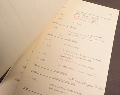 Lot 34 - THE GOON SHOW – BBC COMEDY SHOW 1951-1960 - ORIGINAL RECORDING SCRIPT