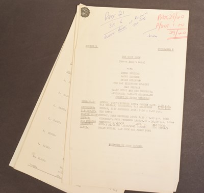 Lot 39 - THE GOON SHOW – BBC COMEDY SHOW 1951-1960 - ORIGINAL RECORDING SCRIPT