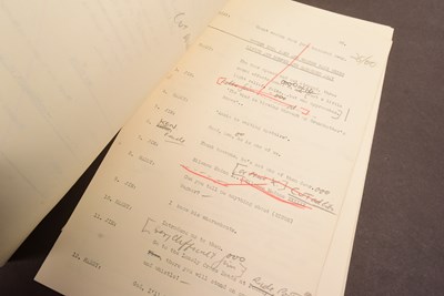 Lot 49 - THE GOON SHOW – BBC COMEDY SHOW 1951-1960 - ORIGINAL RECORDING SCRIPT