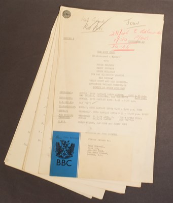 Lot 56 - THE GOON SHOW – BBC COMEDY SHOW 1951-1960 - ORIGINAL RECORDING SCRIPT