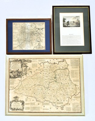 Lot 247 - THREE 17TH C & LATER MAPS OF BRITISH COUNTIES AND CITIES