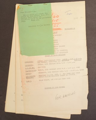 Lot 69 - THE GOON SHOW – BBC COMEDY SHOW 1951-1960 - ORIGINAL RECORDING SCRIPT