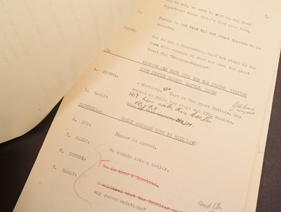 Lot 69 - THE GOON SHOW – BBC COMEDY SHOW 1951-1960 - ORIGINAL RECORDING SCRIPT