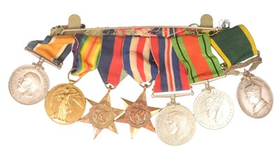Lot 335 - FIRST & SECOND WORLD WAR MEDAL GROUP