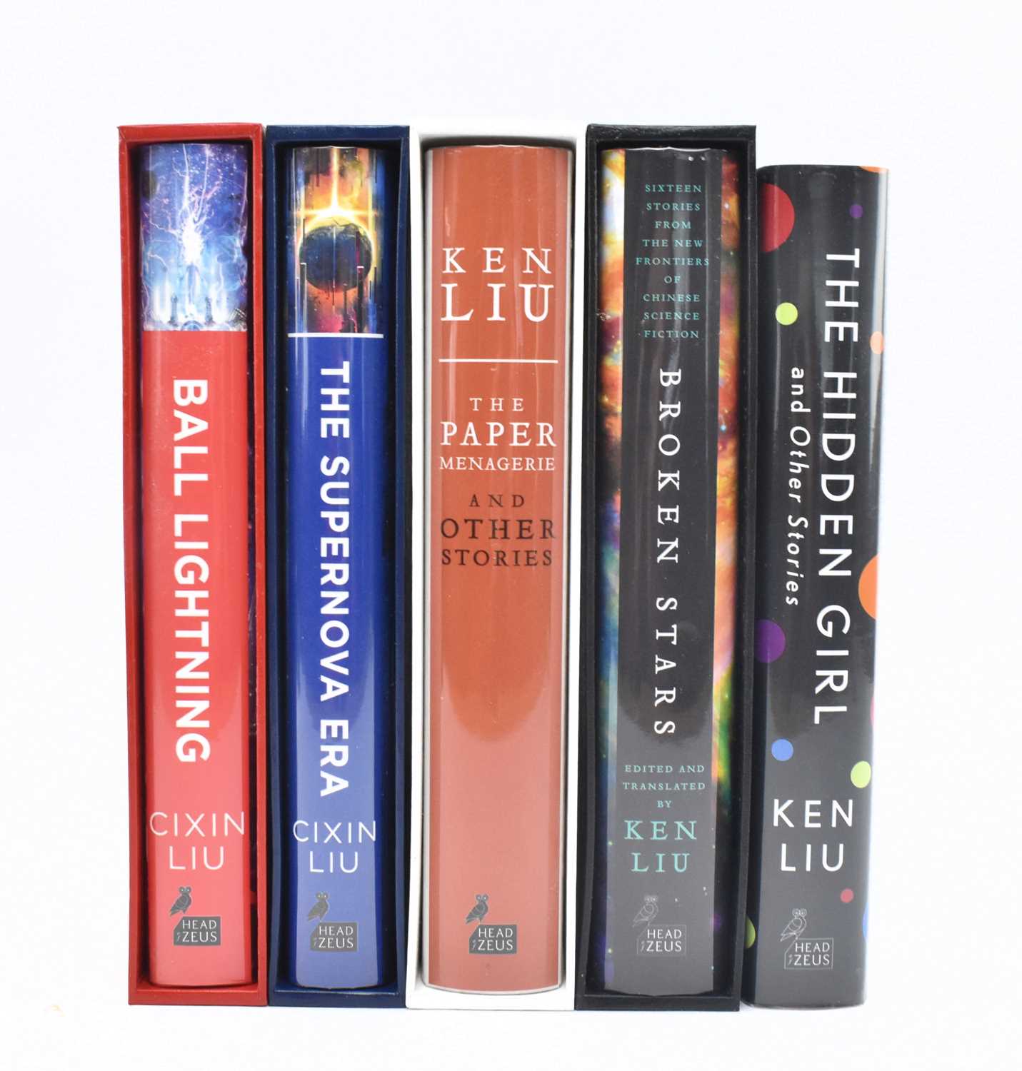 Lot 323 - LIU, CIXIN. TWO SIGNED LIMITED EDITIONS TOGETHER WITH THREE KEN LIU TITLES