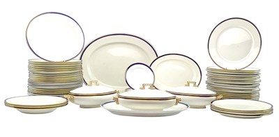 Lot 47 - LATE VICTORIAN ROYAL CAULDON CERAMIC DINNER SERVICE