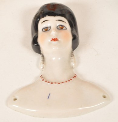 Lot 98 - COLLECTION OF 20TH CENTURY PORCELAIN PIN CUSHION HALF DOLLS AND BOOK