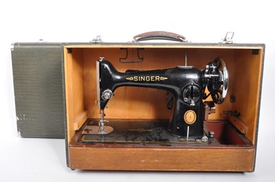 Lot 331 - SINGER - 1953 201K SEWING MACHINE