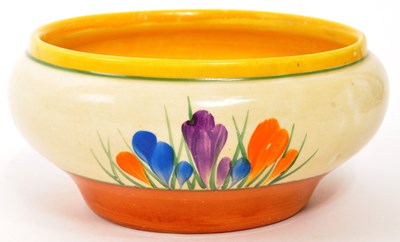 Lot 169 - CLARICE CLIFF - EARLY 20TH CENTURY 1930S CROCUS BOWL