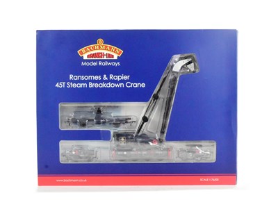 Lot 10 - MODEL RAILWAY - BACHMANN BRANCH LINE OO GAUGE BREAKDOWN CRANE