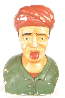 Lot 372 - 19TH CENTURY VICTORIAN PAINTED GAPER DISPLAY HEAD
