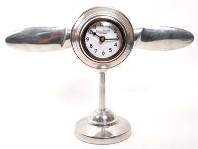 Lot 346 - VINTAGE 20TH CENTURY CHROME DESK TOP CLOCK