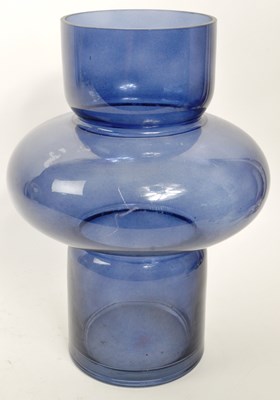 Lot 351 - MID CENTURY STYLE RETRO HOOPED GLASS VASE