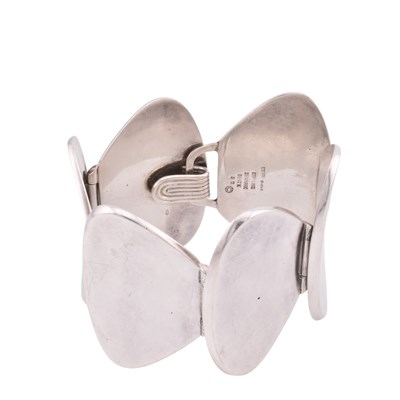 Lot 16 - 1970S BENT KNUDSEN DANISH MODERNIST SILVER BRACELET