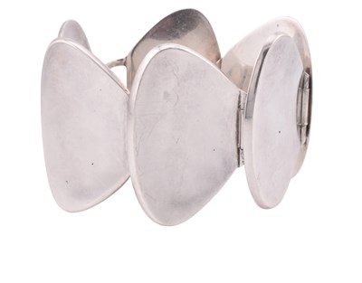 Lot 16 - 1970S BENT KNUDSEN DANISH MODERNIST SILVER BRACELET