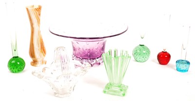 Lot 356 - COLLECTION OF ASSORTED STUDIO GLASS & OTHER