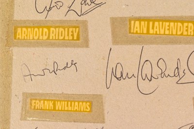 Lot 19 - DAD'S ARMY (BBC SITCOM 1968-1977) - FULL CAST AUTOGRAPHS
