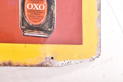 Lot 130 - OXO - LARGE 20TH CENTURY POINT OF SALE PORCELAIN ENAMEL SIGN