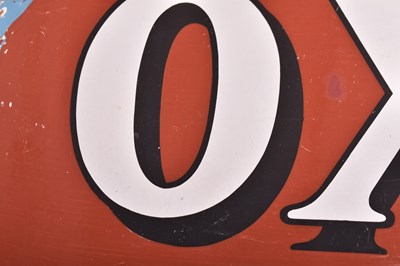 Lot 130 - OXO - LARGE 20TH CENTURY POINT OF SALE PORCELAIN ENAMEL SIGN