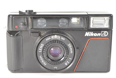 Lot 351 - NIKON - TWO 1980S L35 AF RANGE COMPACT 35MM CAMERAS