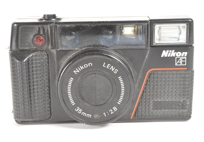 Lot 351 - NIKON - TWO 1980S L35 AF RANGE COMPACT 35MM CAMERAS