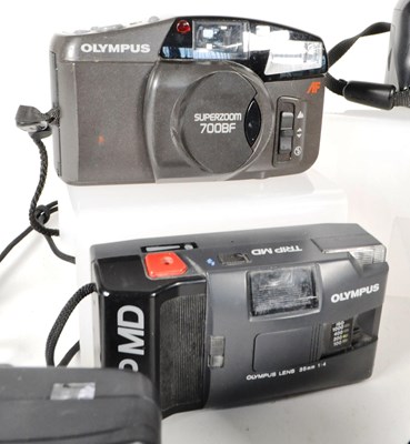 Lot 357 - OLYMPUS - COLLECTION OF 35MM COMPACT CAMERAS