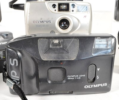 Lot 357 - OLYMPUS - COLLECTION OF 35MM COMPACT CAMERAS