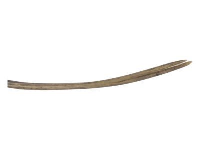 Lot 100 - 20TH CENTURY AFRICAN ZULU HORN SNUFF CONTAINER