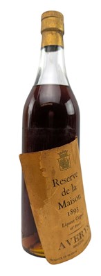 Lot 210 - RESERVE DE LA MAISON 1893 COGNAC AVERY'S BRISTOL BOTTLE