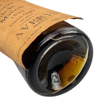 Lot 210 - RESERVE DE LA MAISON 1893 COGNAC AVERY'S BRISTOL BOTTLE
