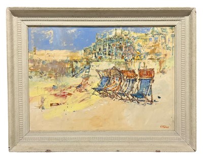 Lot 75 - JOHN F. PALMER (BRISTOL SAVAGES) - EMPTY DECKCHAIRS