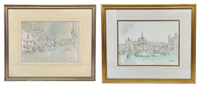 Lot 77 - JOHN F. PALMER (BRISTOL SAVAGES) - TWO WATERCOLOUR & INK ON PAPER