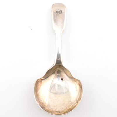 Lot 79 - GEORGE III HALLMARKED SILVER CADDY SPOON 1833