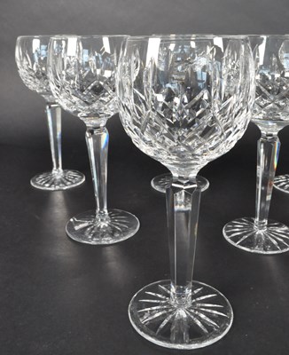 Lot 178 - WATERFORD, IRELAND - TWELVE HOCK DRINKING CRYSTAL GLASSES