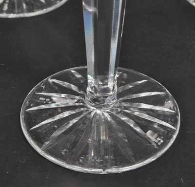 Lot 178 - WATERFORD, IRELAND - TWELVE HOCK DRINKING CRYSTAL GLASSES