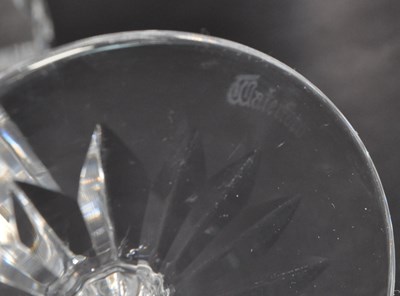 Lot 178 - WATERFORD, IRELAND - TWELVE HOCK DRINKING CRYSTAL GLASSES