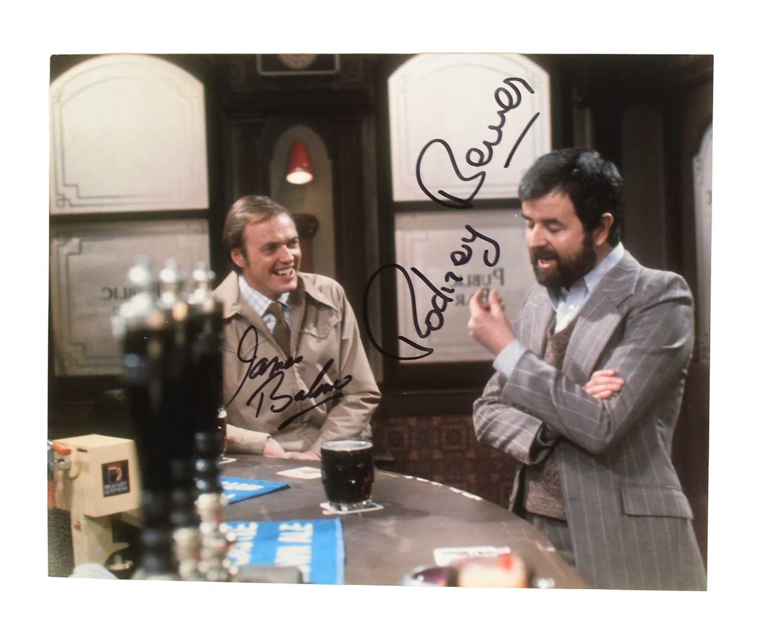 Lot 79 - WHATEVER HAPPENED TO THE LIKELY LADS? DUAL SIGNED 8X10" PHOTOGRAPH