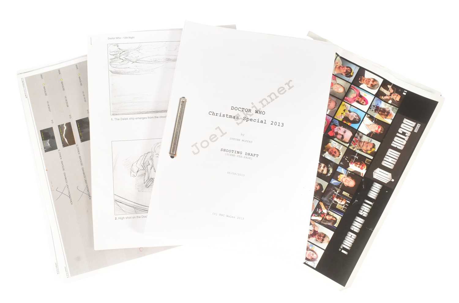 Lot 6 - DOCTOR WHO - TIME OF THE DOCTOR (2013) - ORIGINAL PRODUCTION ITEMS