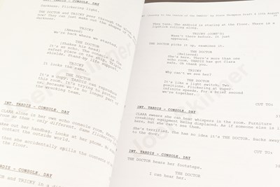 Lot 23 - DOCTOR WHO - JOURNEY TO THE CENTRE OF THE TARDIS (2013) - ORIGINAL PRODUCTION SCRIPTS