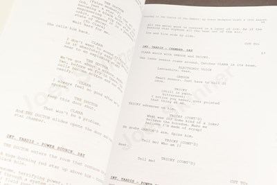 Lot 23 - DOCTOR WHO - JOURNEY TO THE CENTRE OF THE TARDIS (2013) - ORIGINAL PRODUCTION SCRIPTS