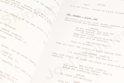 Lot 23 - DOCTOR WHO - JOURNEY TO THE CENTRE OF THE TARDIS (2013) - ORIGINAL PRODUCTION SCRIPTS