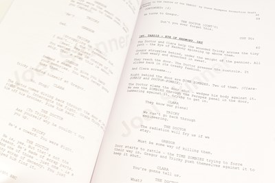 Lot 23 - DOCTOR WHO - JOURNEY TO THE CENTRE OF THE TARDIS (2013) - ORIGINAL PRODUCTION SCRIPTS