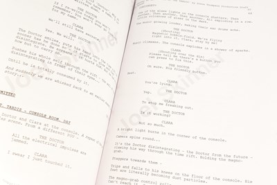 Lot 23 - DOCTOR WHO - JOURNEY TO THE CENTRE OF THE TARDIS (2013) - ORIGINAL PRODUCTION SCRIPTS