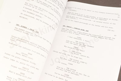 Lot 23 - DOCTOR WHO - JOURNEY TO THE CENTRE OF THE TARDIS (2013) - ORIGINAL PRODUCTION SCRIPTS
