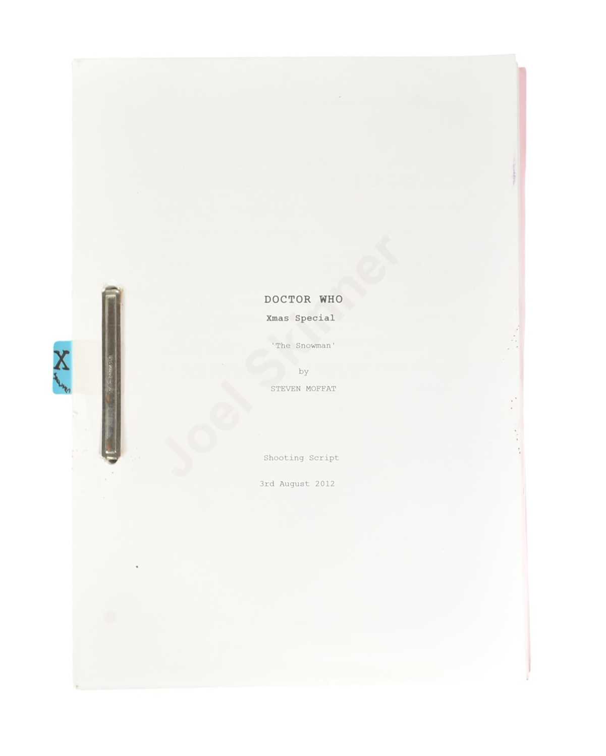 Lot 44 - DOCTOR WHO - THE SNOWMEN (2012) - ORIGINAL PRODUCTION SCRIPT