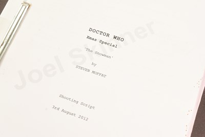 Lot 44 - DOCTOR WHO - THE SNOWMEN (2012) - ORIGINAL PRODUCTION SCRIPT
