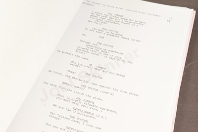 Lot 44 - DOCTOR WHO - THE SNOWMEN (2012) - ORIGINAL PRODUCTION SCRIPT