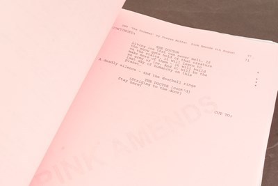 Lot 44 - DOCTOR WHO - THE SNOWMEN (2012) - ORIGINAL PRODUCTION SCRIPT