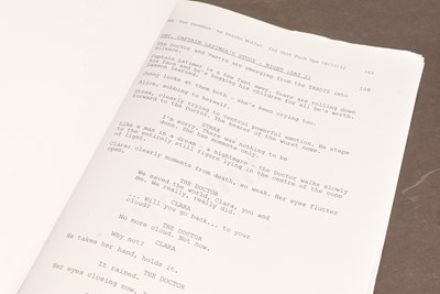 Lot 44 - DOCTOR WHO - THE SNOWMEN (2012) - ORIGINAL PRODUCTION SCRIPT