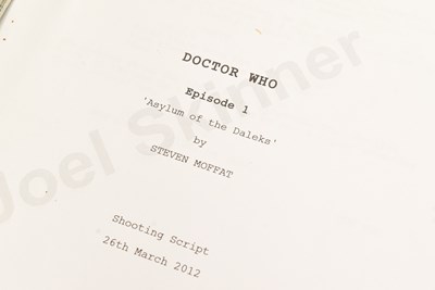 Lot 68 - DOCTOR WHO - ASYLUM OF THE DALEKS (2012) - ORIGINAL PRODUCTION SCRIPT